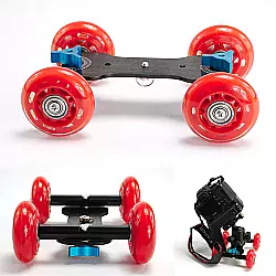 Neewer Kamera Dolly/Slider/Kamerawagen mit Gummirollen