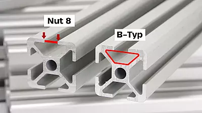 Aluminiumprofil Typ-B