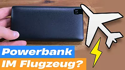 Powerbank im Flugzeug