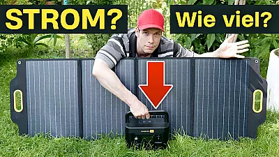 Powerstation mit Solarpanel im Test - Wie viel Strom kannst du produzieren?