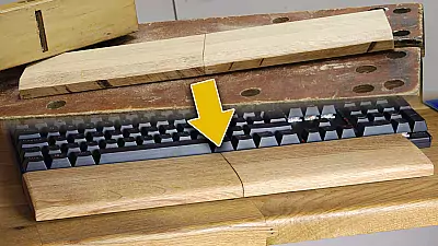 Handballenauflage für die Tastatur selbst gemacht!