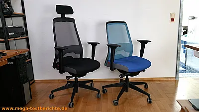 Beide Interstuhl Every-Active Varianten nebeneinander
