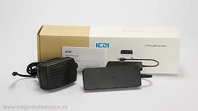 ICZI 7 Port USB 3.0 Hub (IZEC-A78) und USB-C Adapter 1