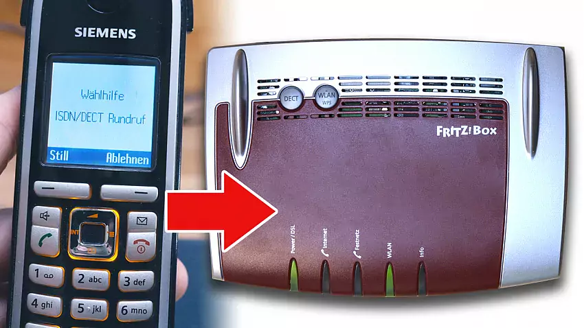 Anleitung: Fritzbox DECT Telefon verbinden