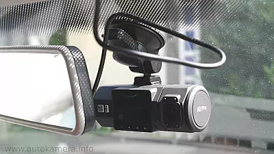Vantrue N2 Pro Dashcam im Auto montiert - Bild 2
